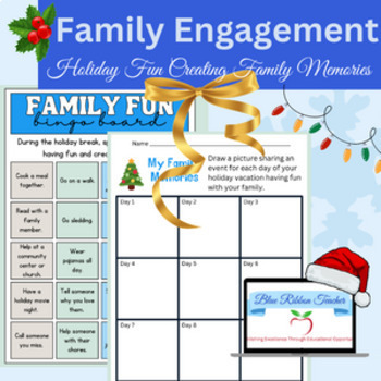 Preview of Family Engagement Holiday Activities