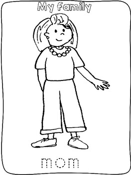 Family English Coloring Pages