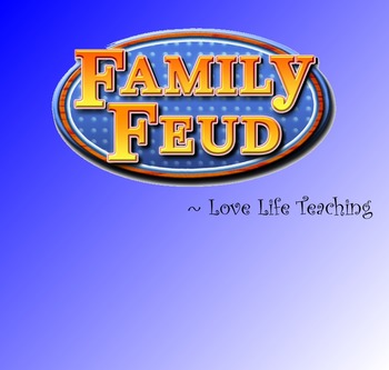 Preview of Family Feud Classroom Game - SMART Notebook Template (Simple to modify)