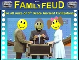 Family Feud! fun 6th Grade Ancient History review game: GR