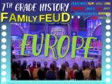 Family Feud! interactive PPT game for 7th grade history: M