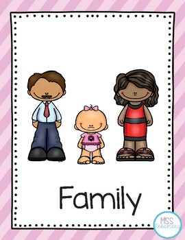 Family Flashcards by Miss Rosamary | Teachers Pay Teachers