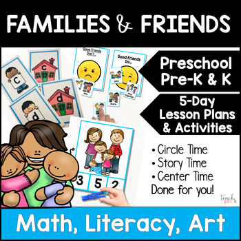 Preview of Preschool Family Activities - Pre-K Family Activities - Preschool Lesson Plan