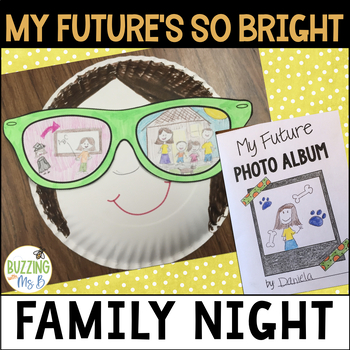 Preview of My Future is So Bright Family Night Materials - stations & activities