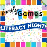 Family Games Literacy Night "Make and Take" Activities