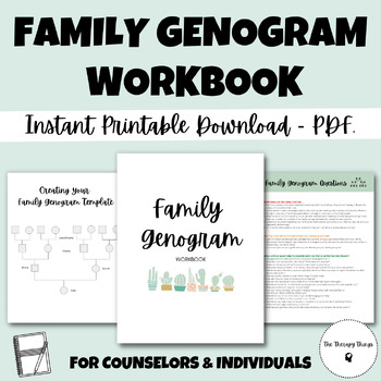 Preview of Family Genogram Therapy Workbook