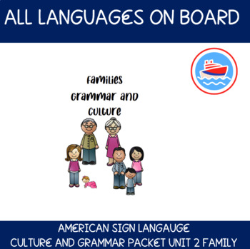 Preview of Family Grammar Packet Bundle (Student and Teacher Key)