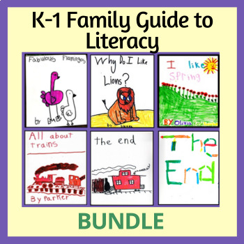 Preview of Family Guides to Early Literacy BUNDLE (K-1)