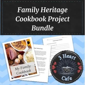 Preview of Family Heritage Cookbook Project Bundle