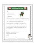 Family Holiday Assistance Letter