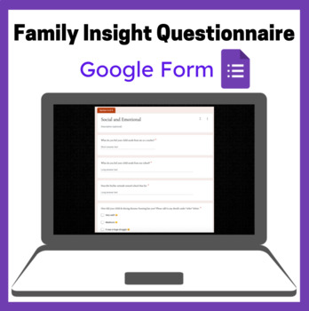 Preview of Family Insight Questionnaire - Parent/Guardian Survey