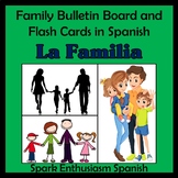 Family - La Familia - Bulletin Board and Flash Cards in Spanish