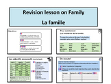 Family- La famille- French lesson