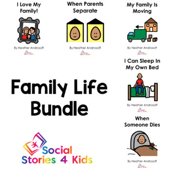 Preview of Family Life Bundle (French Black and White Versions)