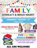 Family Literacy/Bingo Night Flyer