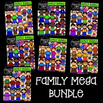 Preview of Family Mega Bundle {Creative Clips Digital Clipart}