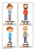 Family Members Flash Cards