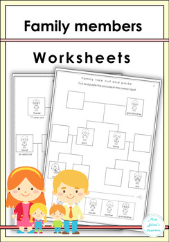 Preview of Family Members Worksheets