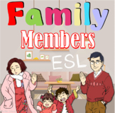 Family Members for ESL kids - No Prep Lesson