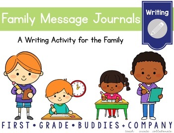 Preview of Family Message Journals {A Writing Activity for the Whole Family}