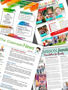 Preview of Family Newsletter Template