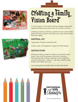 How to Create a Family Vision Board ⋆ Journal for Kids