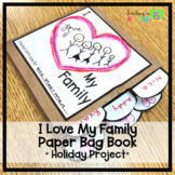 Family Paper Bag Book Holiday Gift Project