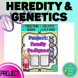 Family Pedigree & Punnett Squares Heredity Life Science Project