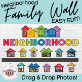 Family Photo Bulletin Board: Our Neighborhood