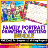 Family Portrait Directed Drawing & Writing Project BUNDLE!