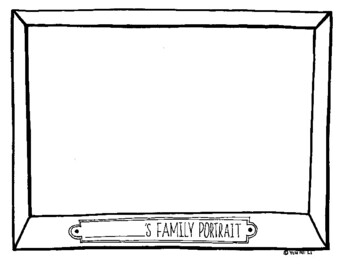 Family Portrait Frame Printable by Joy Li’s Store | TpT