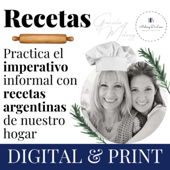 Preview of Family Recipes: Practice with Spanish Commands