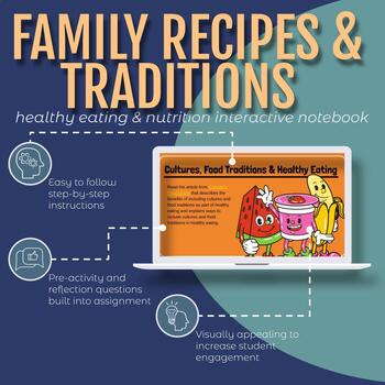 Preview of Family Recipes & Traditions: Healthy Eating Interactive Notebook