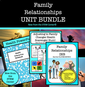 Preview of Family Relationships - Health Unit Bundle