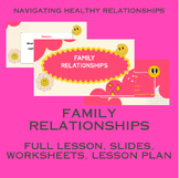 Family Relationships (Healthy Relationships Lesson 6) *DOCS