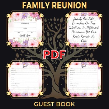 Preview of Family Reunion Guest Book