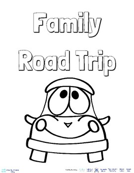 Preview of Family Road Trip Activity Book