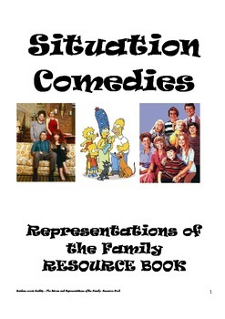 Preview of Family Sitcoms Resource Book