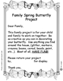 Family Spring Butterfly Project