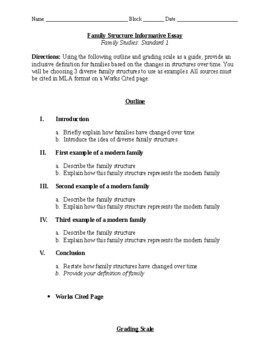 family structure assignment