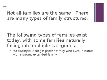 Family Structures PowerPoint Health Lesson by Stephanie P | TPT