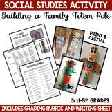 Native American Craft:  Family Totem Pole Project