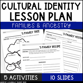 Preview of Family Traditions Project & Family Tree Project with Family Tree Template