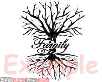 family tree roots clip art