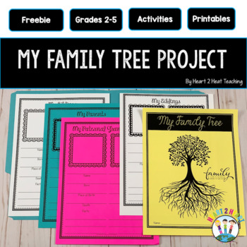 Preview of Family Tree Project FREEBIE!