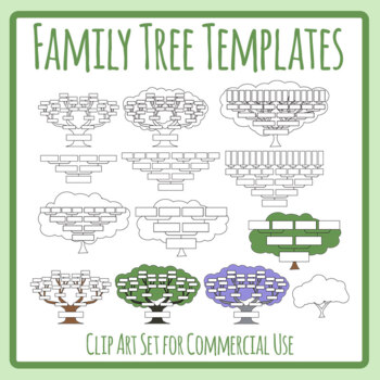 family tree clip art templates