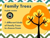 Family Tree PROJECT with TEMPLATES English version workshe
