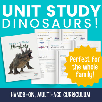 Preview of Family Unit Study: Dinosaurs!