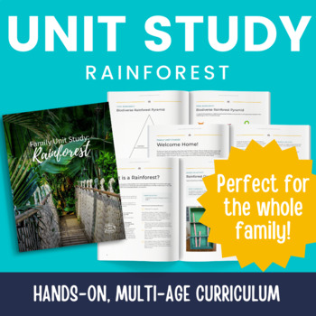 Preview of Family Unit Study: Rainforest