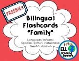 Bilingual Family Flashcards in Different Languages